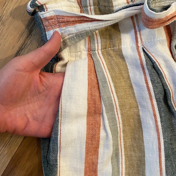 Madewell Striped High Waisted Pants size M - Picture 3 of 5